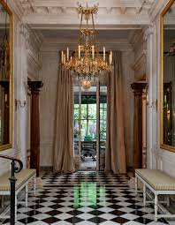 The Former Home Of Yves Saint Laurent Pierre Berge Rue Bonaparte In Paris The Foyer French Chateau Interiors Chateaux Interiors French Chateau Homes