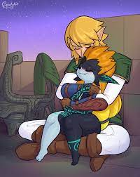 The Legend Of Zelda Game Porn - Midna, , Link (twilight Princess), Cuddling  - Valorant Porn Gallery