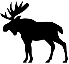 Image Result For Moose Silhouette Png Tradmalning Alg Bildkonst