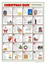 What did frosty the snowman do . Christmas Quiz English Esl Worksheets For Distance Learning And Physical Classrooms