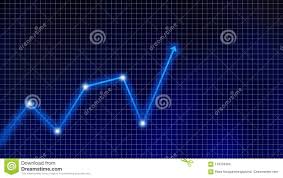 Stock Market Trading Graph And Chart In Financial Business