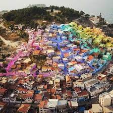 colorful rainbow houses by let s colour in kusadasi turkey instagrammable travel destinations rainbow house mental vacation vacation plan