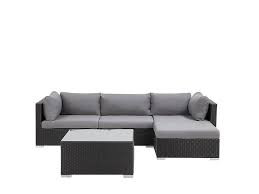 Sit and relax with a sundowner on one of the range's garden chairs , whether you're looking for hanging chairs, rocking chairs, folding chairs or even a relaxing. 4 Seater Rattan Garden Corner Sofa Set Black Sano Ii Furniture Lamps Accessories Up To 70 Off Avandeo Online Store