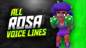 Brawl stars rosa new brawler gameplay with chief pat! Rosa Voice Lines Brawl Stars Youtube