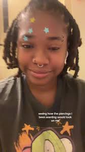 under Eye Face Pierced Black