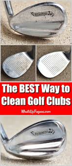 How To Clean Golf Clubs So They Shine Like New Cleaning Golf Clubs Golf Clubs Cleaning Hacks