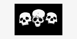 Maybe you would like to learn more about one of these? Halloween Horror Skeleton Skull Skulls Sku Gambar Tengkorak Metal Hitam Putih 510x340 Png Download Pngkit