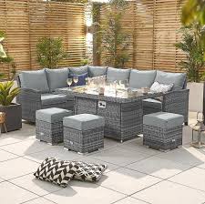 Check spelling or type a new query. Chimes Mixed Grey Cambridge Corner Dining Set With Fire Pit Table Left Hand Corner Dining Set Fire Pit Table Rattan Corner Dining Set