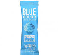 ColorKitchen, декоративные, натуральные пищевые красители, голубой, 1  пакетик, 2,5 г (0,088 унции)