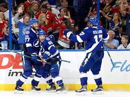 Gourde jumped off the bench and into the offensive zone as anthony cirelli curled along the right wall and fed him in the slot for the only shorthanded goal the islanders allowed all season. It S The Tampa Bay Lightning Great Pumpkin Yanni Gourde Raw Charge