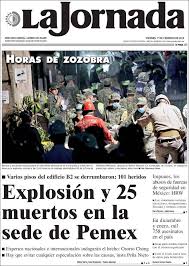 Y a sus lectores les ofrece veracidad, objetividad, claridad y oportunidad en. Portada De La Jornada Mexico Clases De Periodismo