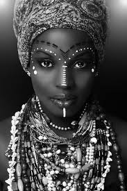 Black And White Painting African Tribal Art Ethnique Black And White By Sl Photographie African Tribal Makeup Tribal Makeup African Face Paint