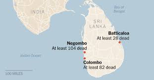 Sri Lanka Bombing Maps What We Know About The Attack Sites