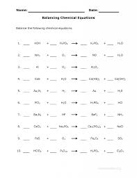 Balancing equations race solved 9 answer key equation worksheet chemical worksheets chemfiesta 19 sample. Balancing Chemical Equations Practice Sheet