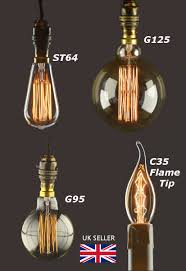 Tinted (to produce warm glow) led bulbs are energy saving bulbs of the 21st century, low cost to run, and environmentally friendly. Heritage Vintage Filament Light Bulbs Globe Candle And Squirrel Cage Ebay
