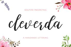 Your downloading is in progress. Sweet Cleverda By Realtype Available For 11 00 At Fontbundles Net Font Design Web Font Free Script Fonts Hand Lettering