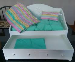 They also make perfect first beds for your toddler who needs to move out of the crib. American Girl Doll White Dreamy Day Bed Trundle With Bedding Pillow Daybed With Trundle Bed Pillows Trundle