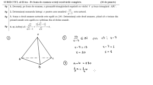 Pentru a asigura buna iluminare a mesei de lucru de la atelierul de prelucrare a lemnului se utilizeaz un bec alimentat de la o. Simulare Evaluare Nationala 2017 Matematica Youtube