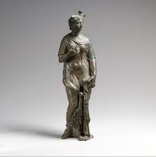 The ancient egyptians depicted deities wearing headdresses, which often can be used to identify gods and goddesses. Isis Aphrodite With Egyptian Vulture Cap Roman Period The Metropolitan Museum Of Art