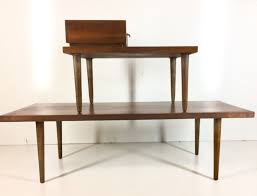 Mid Century Modern X Inlay Walnut Coffee Side Table By Merton Gershun For American Of Martinsville Contact Us For S Mid Century Modern Side Table Furniture