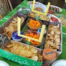 Super Easy Football Party Food Ideas Fab Everyday Football Party Foods Football Party Snacks Football Party Food