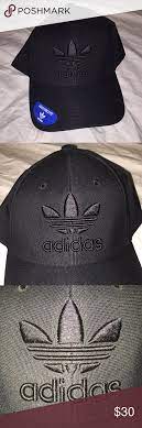 Adidas Originals Trefoils Precurve Black Osfm Hat Baseball Caps Fashion Adidas Originals Adidas