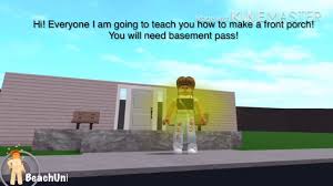 I did not create or make anything in this video all credits got to whoever'. How To Make A Front Porch In Bloxburg Youtube