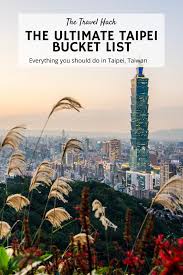 Taipei (/ˌtaɪˈpeɪ/), officially taipei city, is the capital and a special municipality of taiwan (officially the republic of china, roc). Things To Do In Taipei Taiwan The Travel Hack