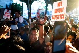 Queens imam and friend mourned by hundreds as crowd demands 'justice'