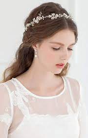 Bridal Gold Leaf Headband Pearl Hair Accessories Wedding Headband Gold Hair Piece Pearl Headband Wedding Hair Acc Tiara Hairstyles Bridal Hair Hair Pieces