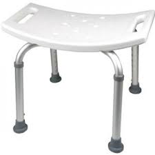Deluxe aluminum shower bench without back. Probasics Shower Chair W Optional Back Shower Aid Vitality Medical
