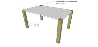 Your choices of plywood will have a. Free Diy Furniture Plans How To Build A 60 Inch Rectangular Dining Table The Design Confidential