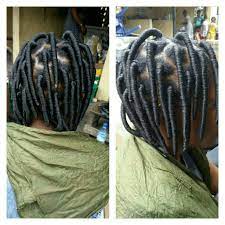 African threading hairstyle for kids/stretching natural hair without heat. African Threading African Threading Brazilian Wool Hairstyles African Hairstyles