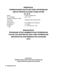 Dalam mengembangkan minat dan menyalurkan bakat karyawan khususnya dalam olahraga futsal yang mempunyai potensi yang sangat besar serta mempererat tali siraturahmi melalui olahraga futsal, melihat dari potensi yang ada maka kami dari karyawan rs h.a. Contoh Proposal Bantuan Dana Kuliah Ke Bupati Masnurul
