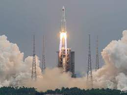 Parts from the wayward booster landed in the indian. Sqglyuvamslqqm