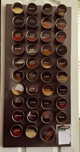 My Spice Wall Magnetic Board From Ikea Jars From Specialty Bottles Magnetic Strips On The Cheap Kitchen Remodel Galley Kitchen Remodel Kitchen Remodel Small