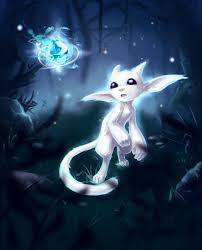 Ori And The Blind Forest In The Dark Art Character Drawing Fantasy Art
