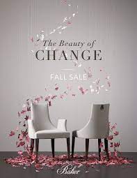 Creative Direction For Baker Furniture Fall Sale Promotion By Make Co Promotiondesign Creativedesign Printdesign Furniture Promotion Autumn Sales Design
