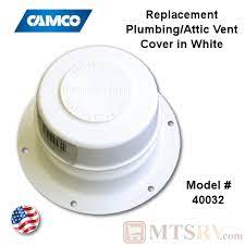 Rv plumbing vent cover replacement. Camco Rv Plumbing Attic Vent Cover White Polar White Model 40032 Usa Made