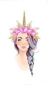 Handy Hintergrund Unicorn Wallpaper Cute Flower Crown Drawing Unicorn Drawing