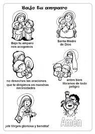Salve Http X2f X2f Aprendemosencatequesis Blogspot Com Es X2f Bajo Tu Amparo Fuente Elrinco Oraciones Basicas Catequesis Oraciones
