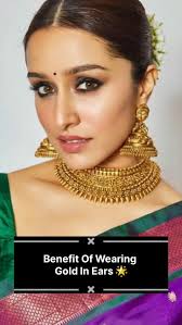 According to astrology, wearing gold earrings is believed to bring several  benefits, especially when worn in the ears. Here's what traditional Vedic  astrology and spiritual beliefs say about it:, ...