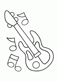 Photos Instrument De Musique Guitare Dessin Coloriage Musique Motifs Libres De Broderie Croquis Pour Cartes