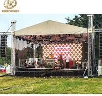 Portable Outdoor Wooden Stage Aluminum Truss System for ...