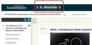 Using The Accessibility Toolbar In Blackboard Elearning Support And Resources