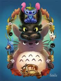 Maybe you would like to learn more about one of these? Beautiful Stitch Toothless And Totoro I Give Good Credit To Whoever Made This Toothless And Stitch Cute Disney Drawings Cute Disney Wallpaper