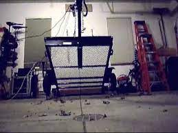 My door opening has a solid clearance of 83 at the top. Storing My Teske Trailer Using A Harbor Freight Ac Winch Garage Storage Solutions Trailer Winch