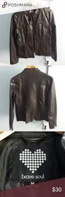 Faux Leather Jacket Shell Is 100 Polyester With Pvc Coating Lining Is 100 Polyester Brave Soul Jackets Coats Fashion Clothes Design Fashion Design