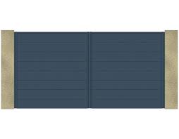 Maybe you would like to learn more about one of these? Portail Plein Battant En Aluminium 2 Vantaux Leportailalu