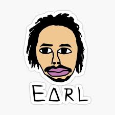 Earl Earl East Tyler The Creator Ofwgkta Odd Future East Original Designs  Hard Cartoon Funny Stickers for Sale